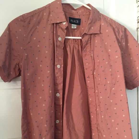 Children's Place Stylish Short-Sleeve Button-up - Picture 1 of 2